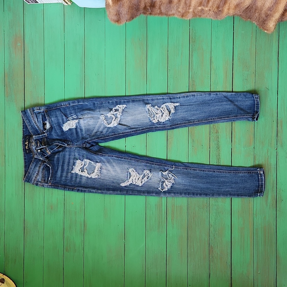 Indigo Reign Blue Jeans Women Size 24 Length 27